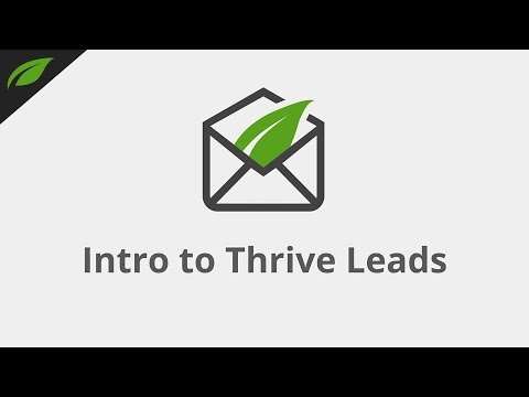 Thrive leads quick start video