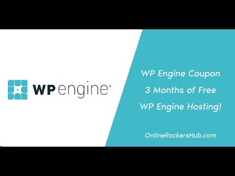 Wp engine coupon: 3 months of free wp engine hosting!