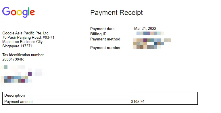 Payment proofs