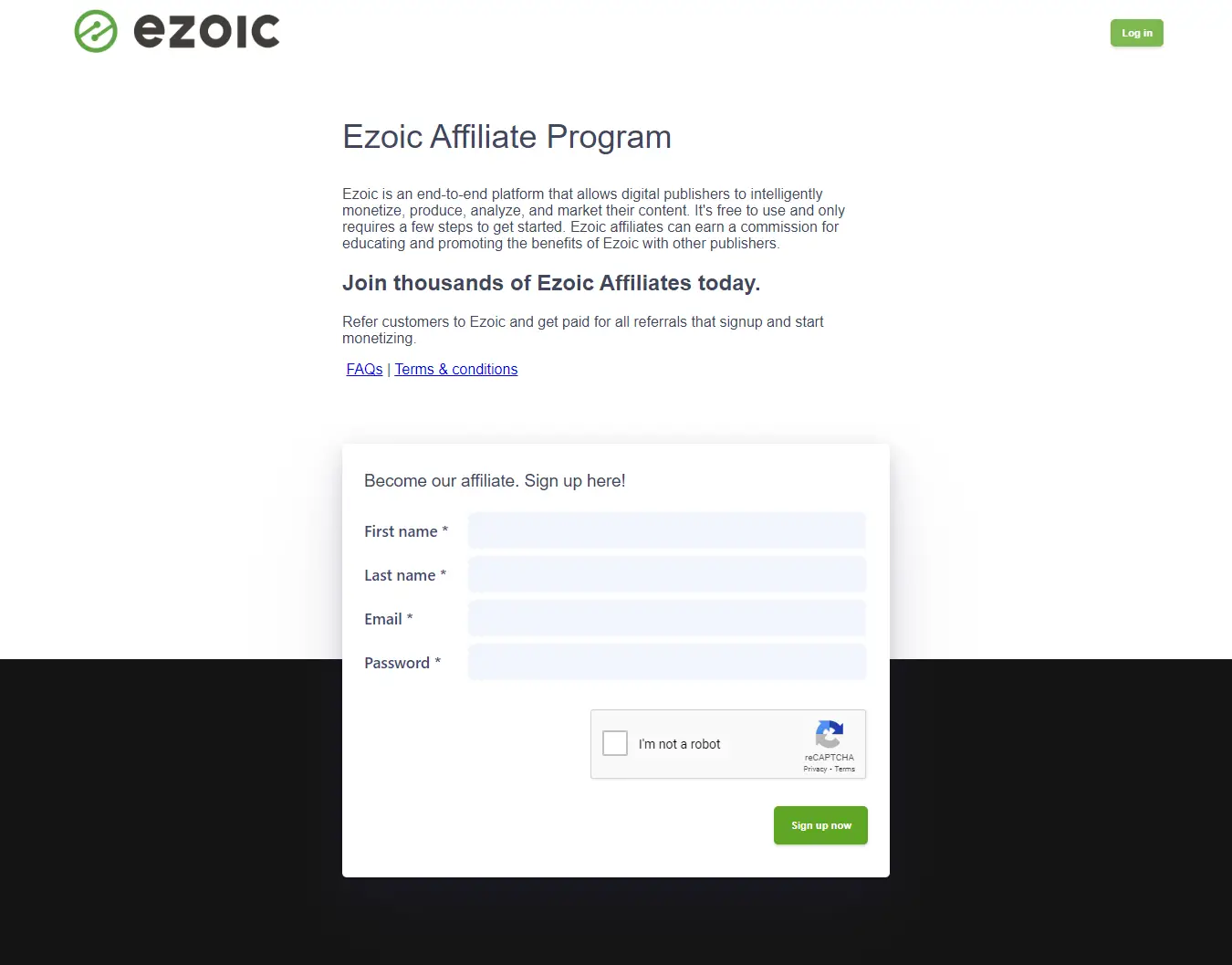 How to join ezoic affiliate program