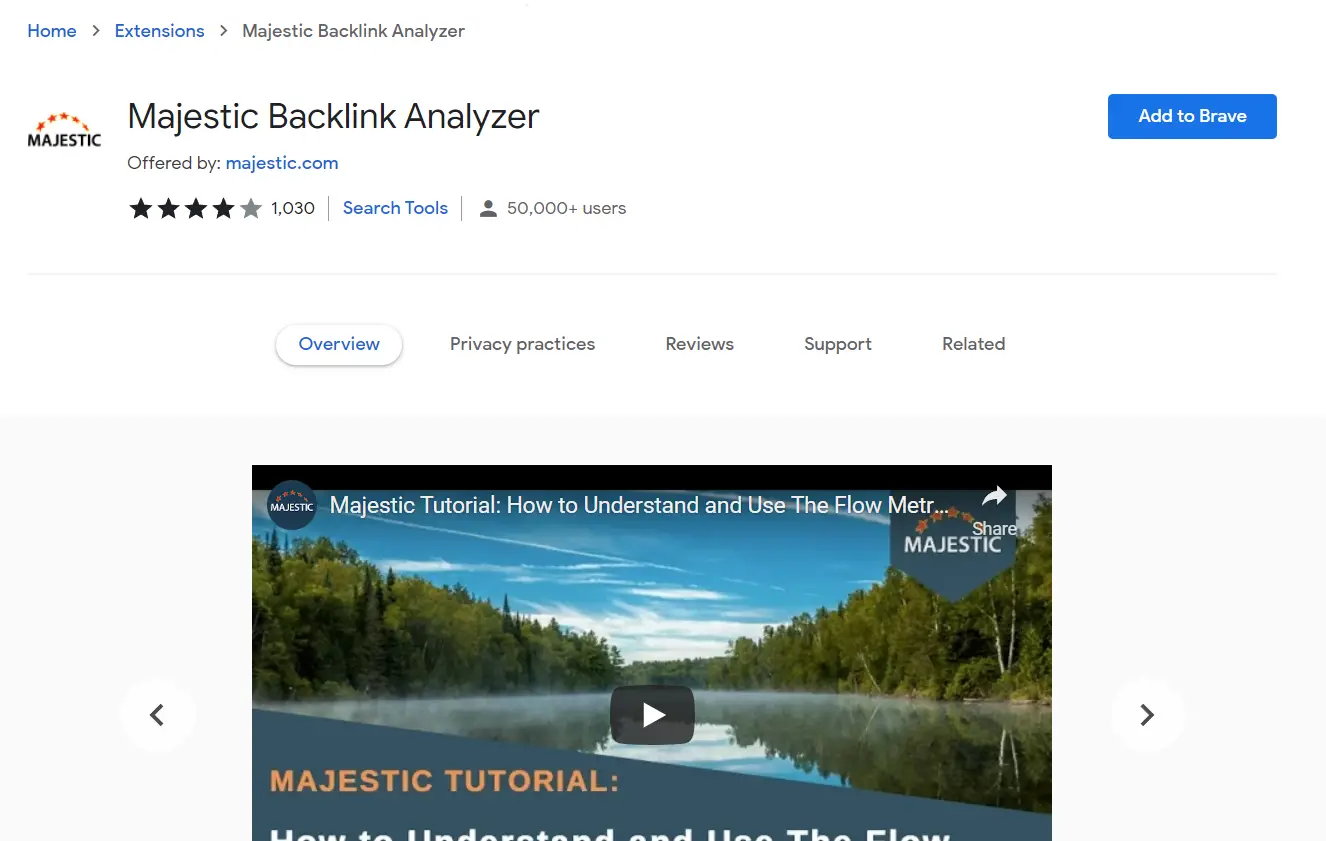 Majestic backlink analyzer